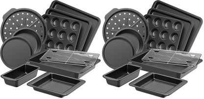 10-Piece Nonstick Stackable Bakeware Set
