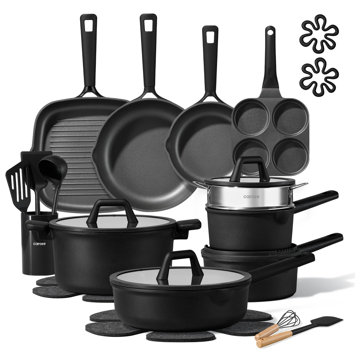 Nonstick Pots and Pans Cookware Set