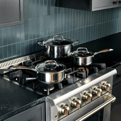 6-Piece Hybrid Nonstick Pot Set With Lids