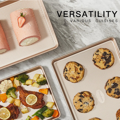 Nonstick Baking Sheet With Diamond Texture