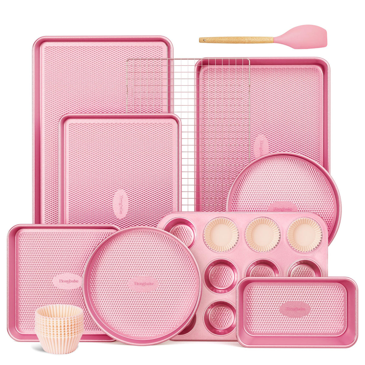 9-Piece Nonstick Bakeware Set With Cooling Rack